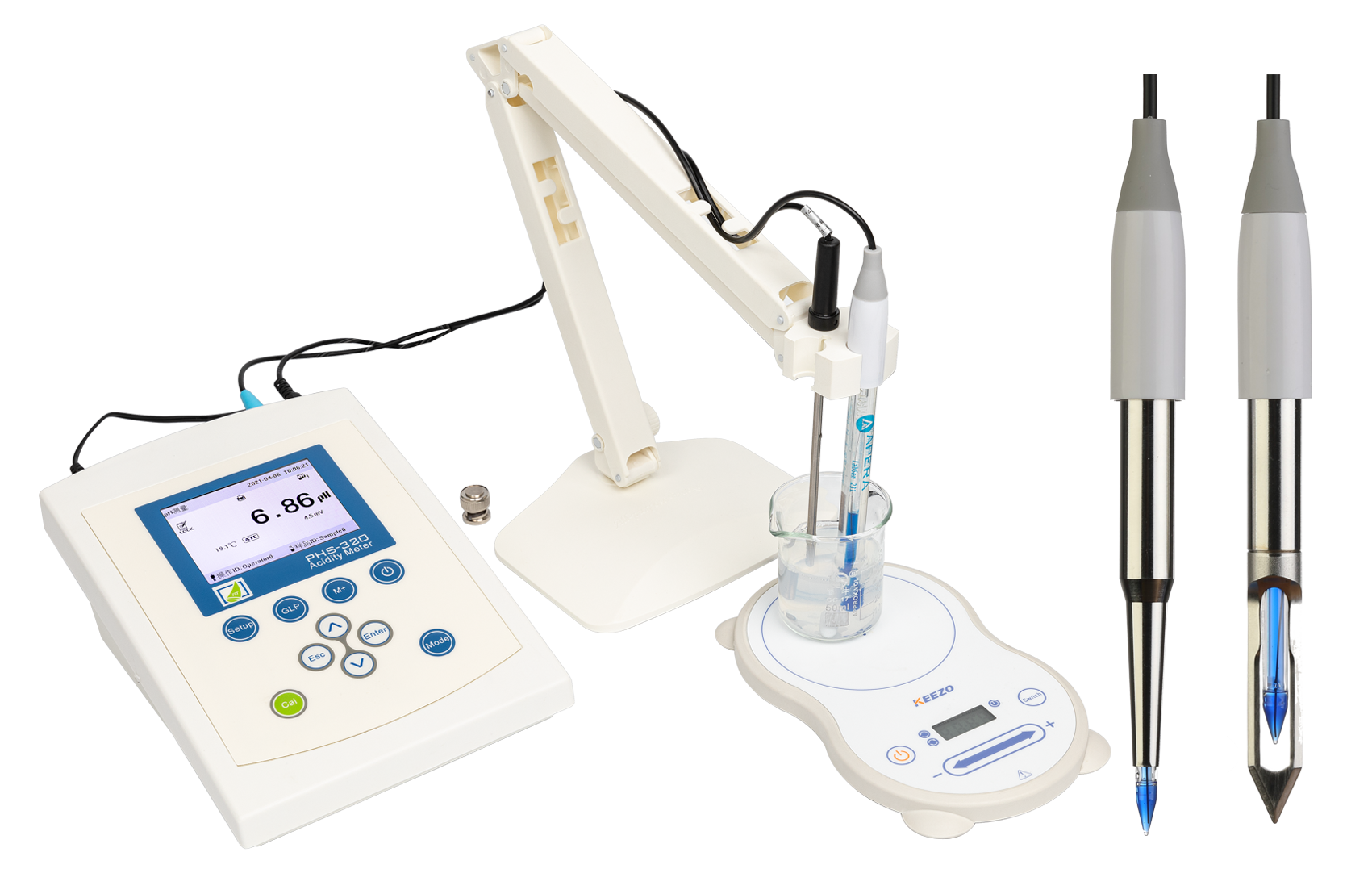 可测量固体样品pH值