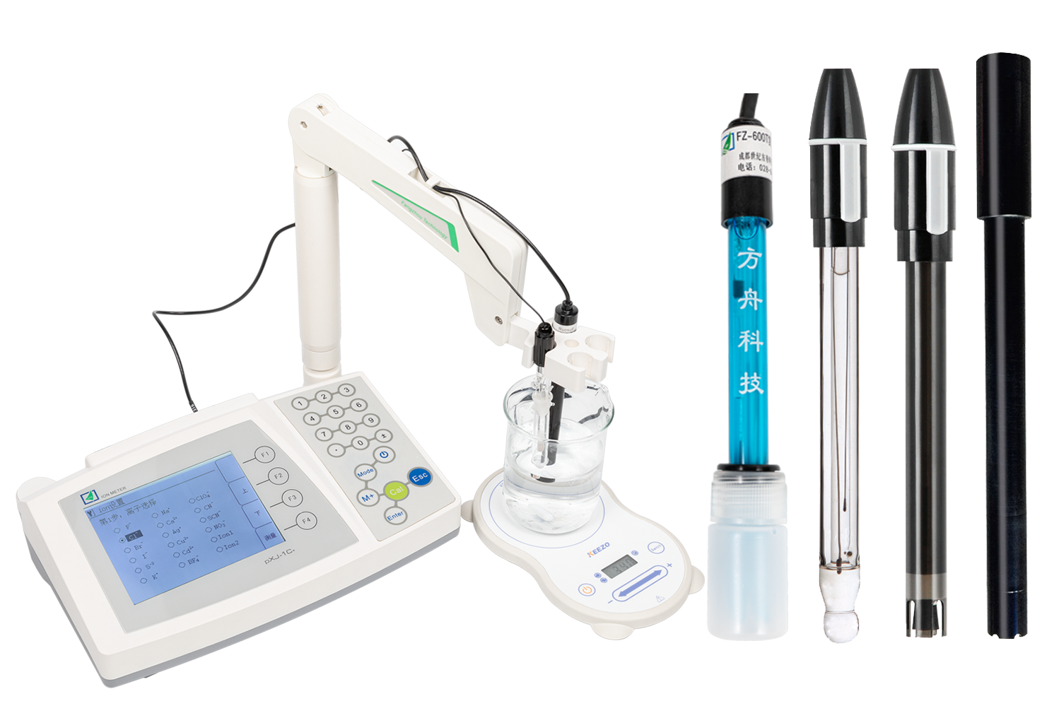 测量各种溶液离子浓度